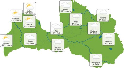 ogre 3 dienu laikapstākļu prognoze.